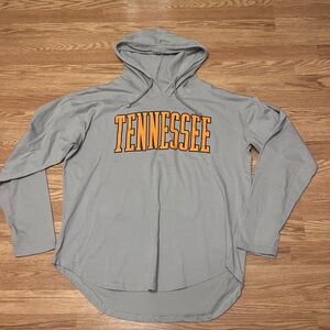 Gray Tennessee Hoodie with Orange Lettering